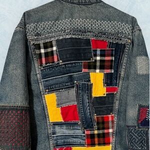 🔥2 DAY SALE 🔥Vintage Levis Type III Denim Jacket  Handcrafted Sashiko boro